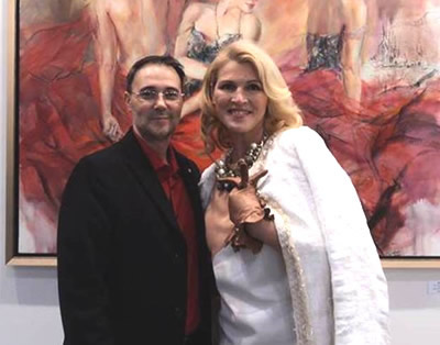 with great Russian artist Anna Razumovskaya 